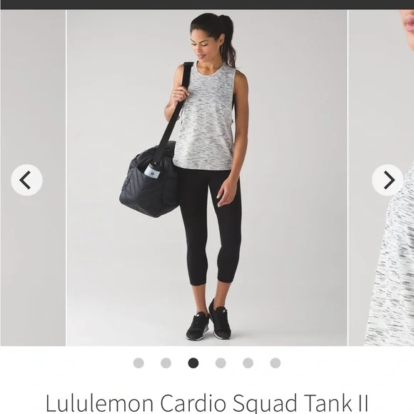 Lululemon Athletica Gray Heathered Sleeveless Tank - Picture 4 of 6